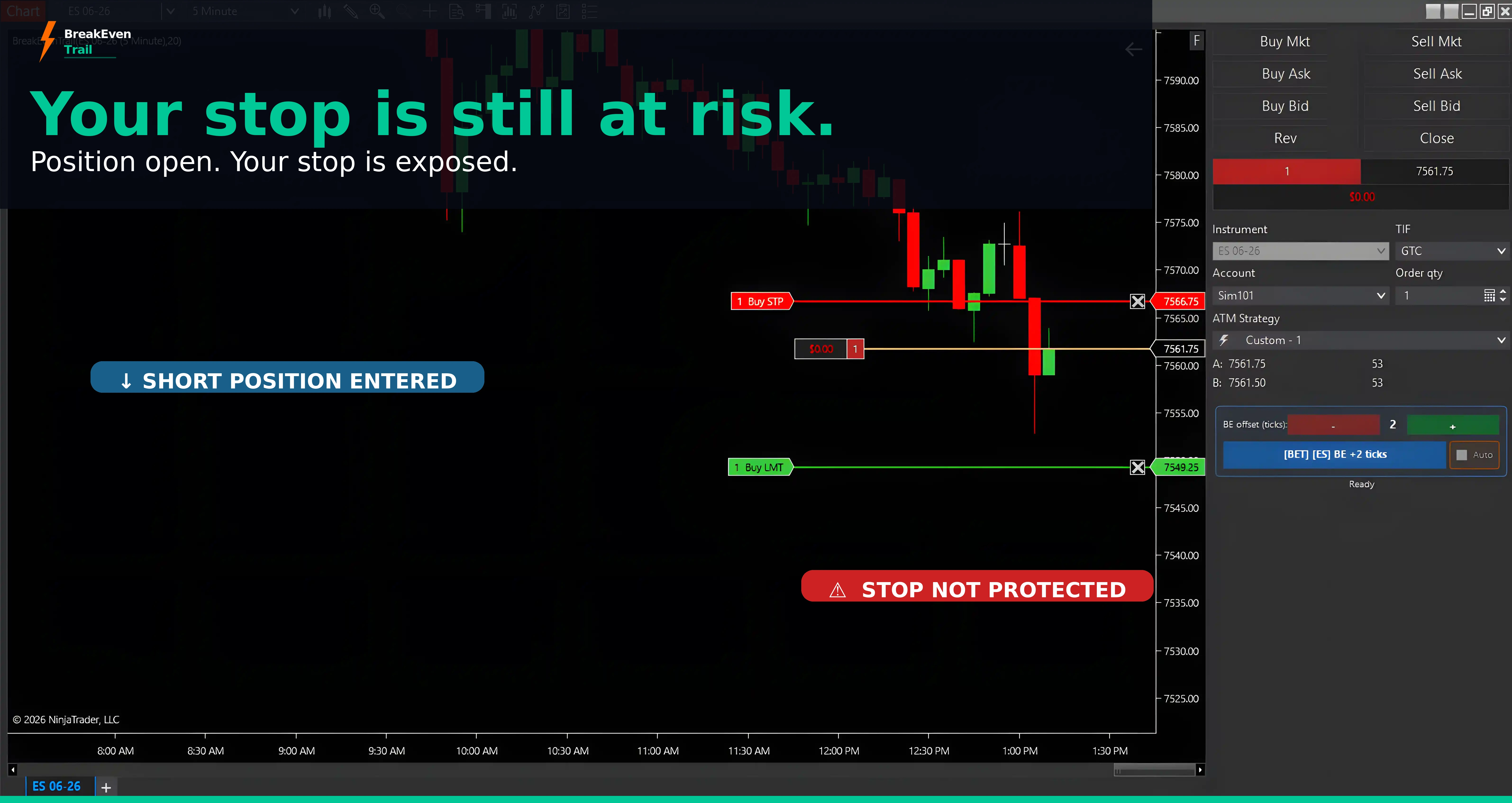 Stop still at risk