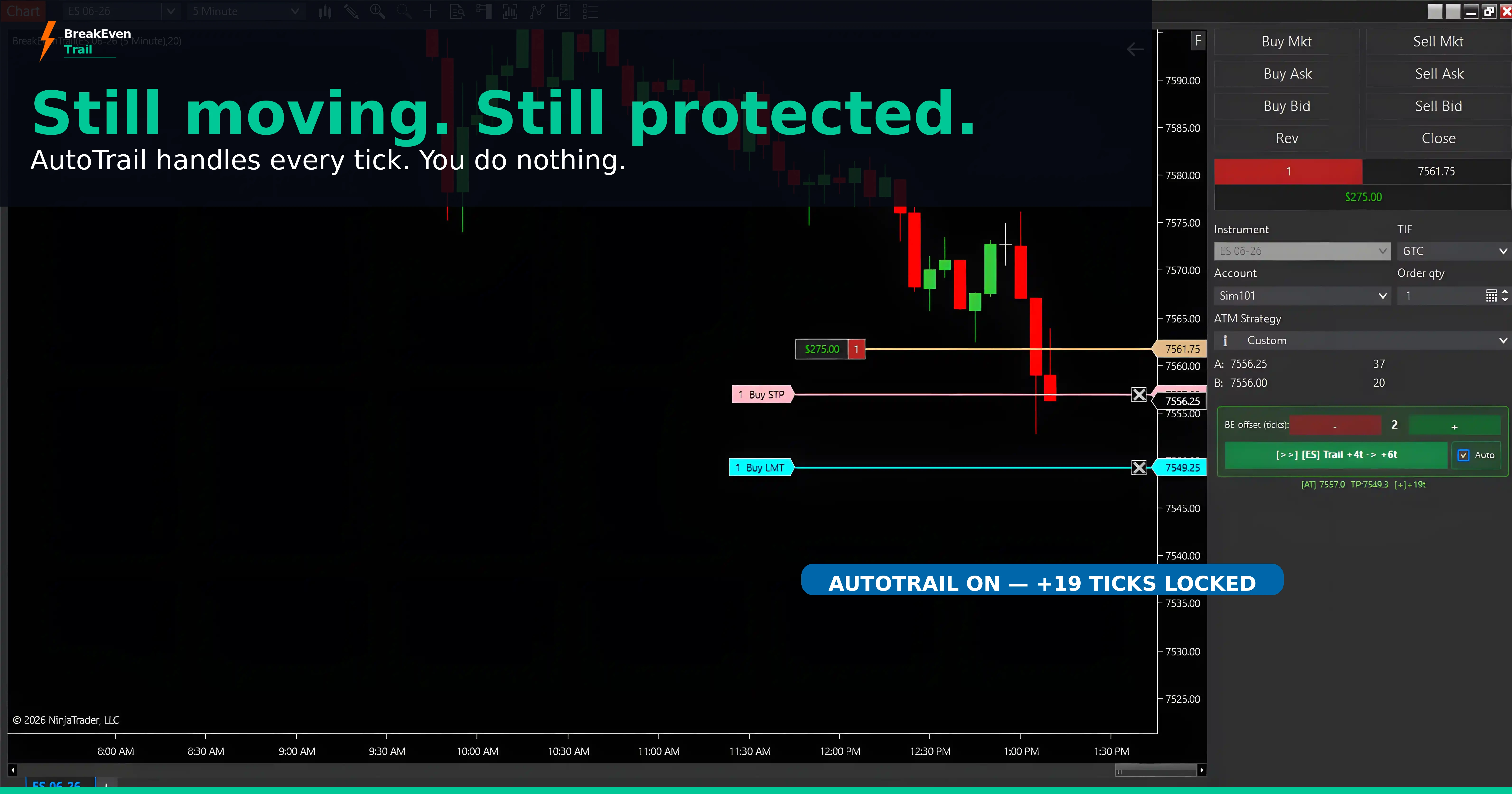 Still moving, protected